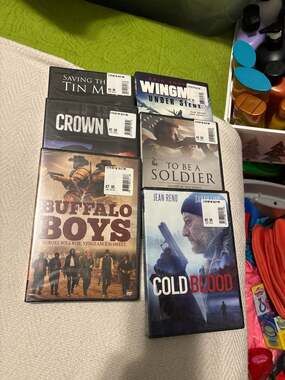 Lotof6SealedColdBlood,BuffaloBoys,CrownVic,Wingmen,ToBeASoldier,SavingtheTinMan